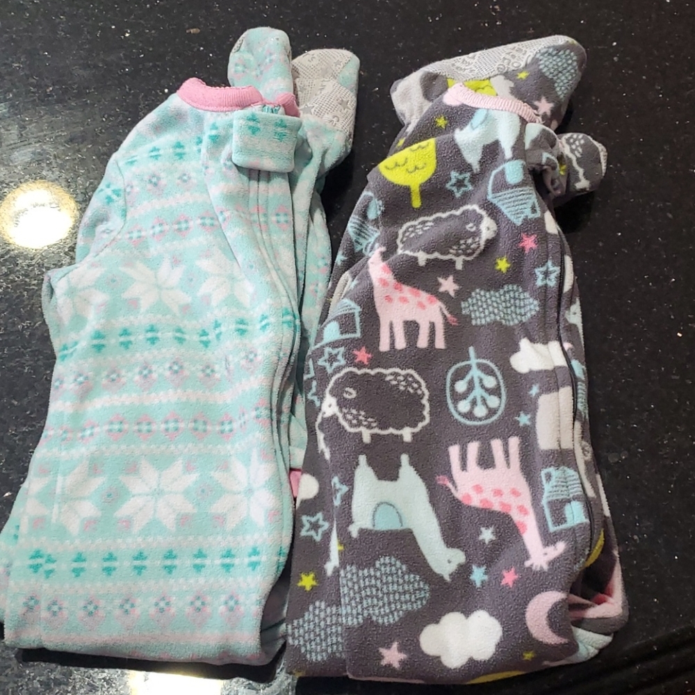 Carter's Winter Fleece Footed Pjs